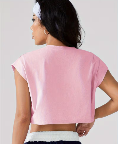 Camiseta deportiva corta oversize