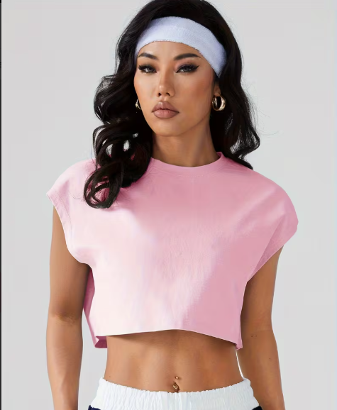 Camiseta deportiva corta oversize