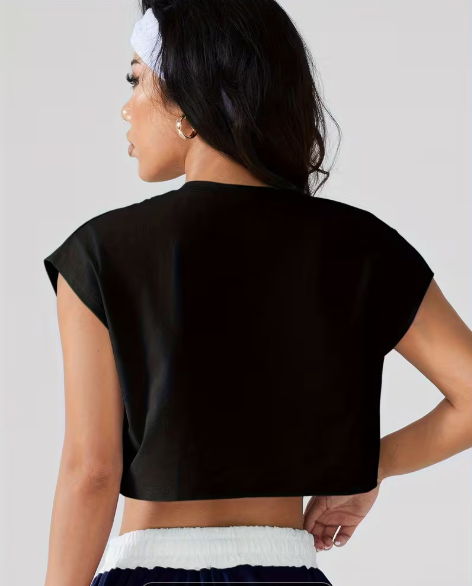 Camiseta deportiva corta oversize